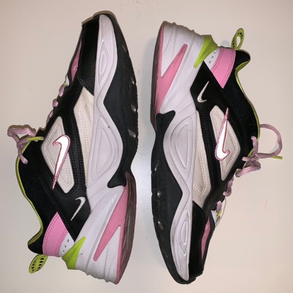 Nike Tekno sneakers in green/rose/black combo - Picture 2 of 2
